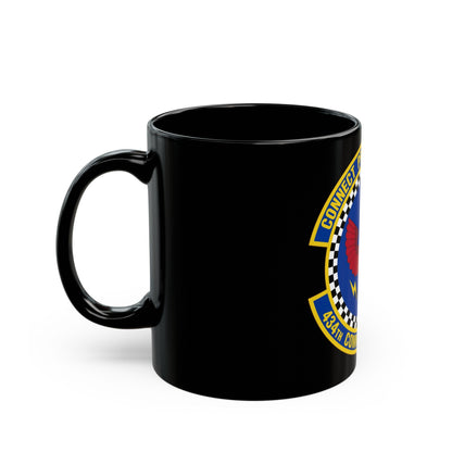 434 Communications Squadron AFRC (U.S. Air Force) Black Coffee Mug-The Sticker Space