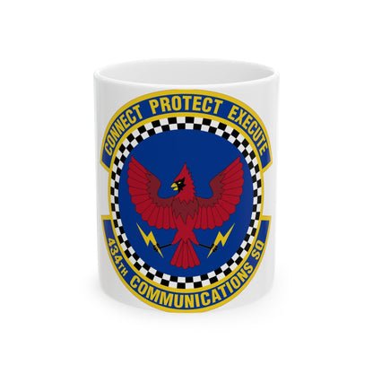 434 Communications Squadron AFRC (U.S. Air Force) White Coffee Mug-11oz-The Sticker Space