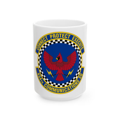 434 Communications Squadron AFRC (U.S. Air Force) White Coffee Mug-15oz-The Sticker Space