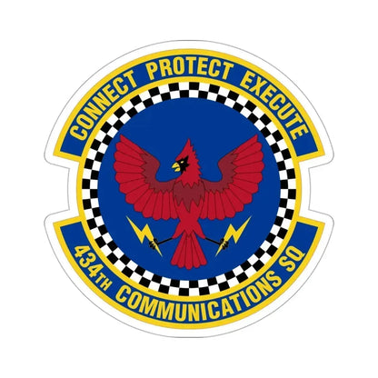 434 Communications Squadron AFRC (U.S. Air Force) STICKER Vinyl Die-Cut Decal - The Sticker Space