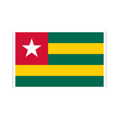 Flag of Togo (Togo) STICKER Vinyl Kiss-Cut Decal
