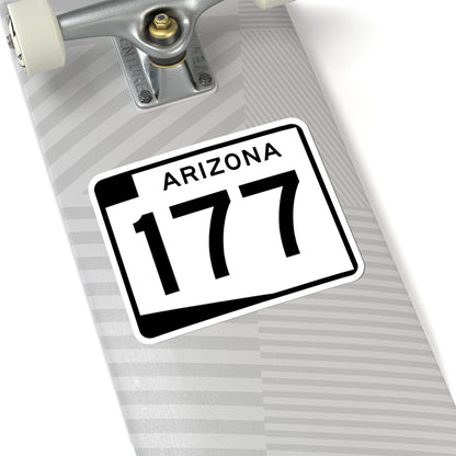 Arizona 177 (Arizona) (Road Sign) STICKER Vinyl Kiss-Cut Decal