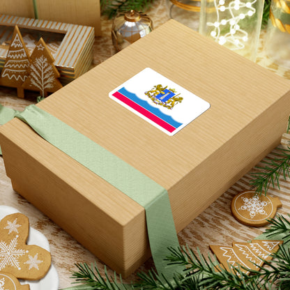Flag of Ulyanovsk Oblast 2004 (Russia) STICKER Vinyl Kiss-Cut Decal