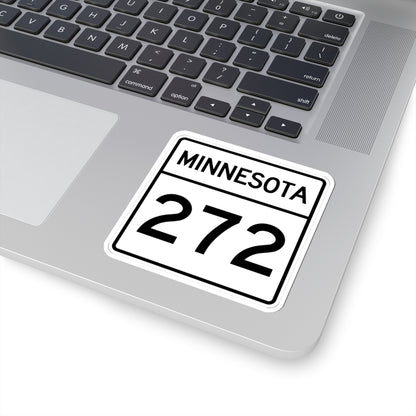 MN-272 1948 (Minnesota) (Road Sign) STICKER Vinyl Kiss-Cut Decal
