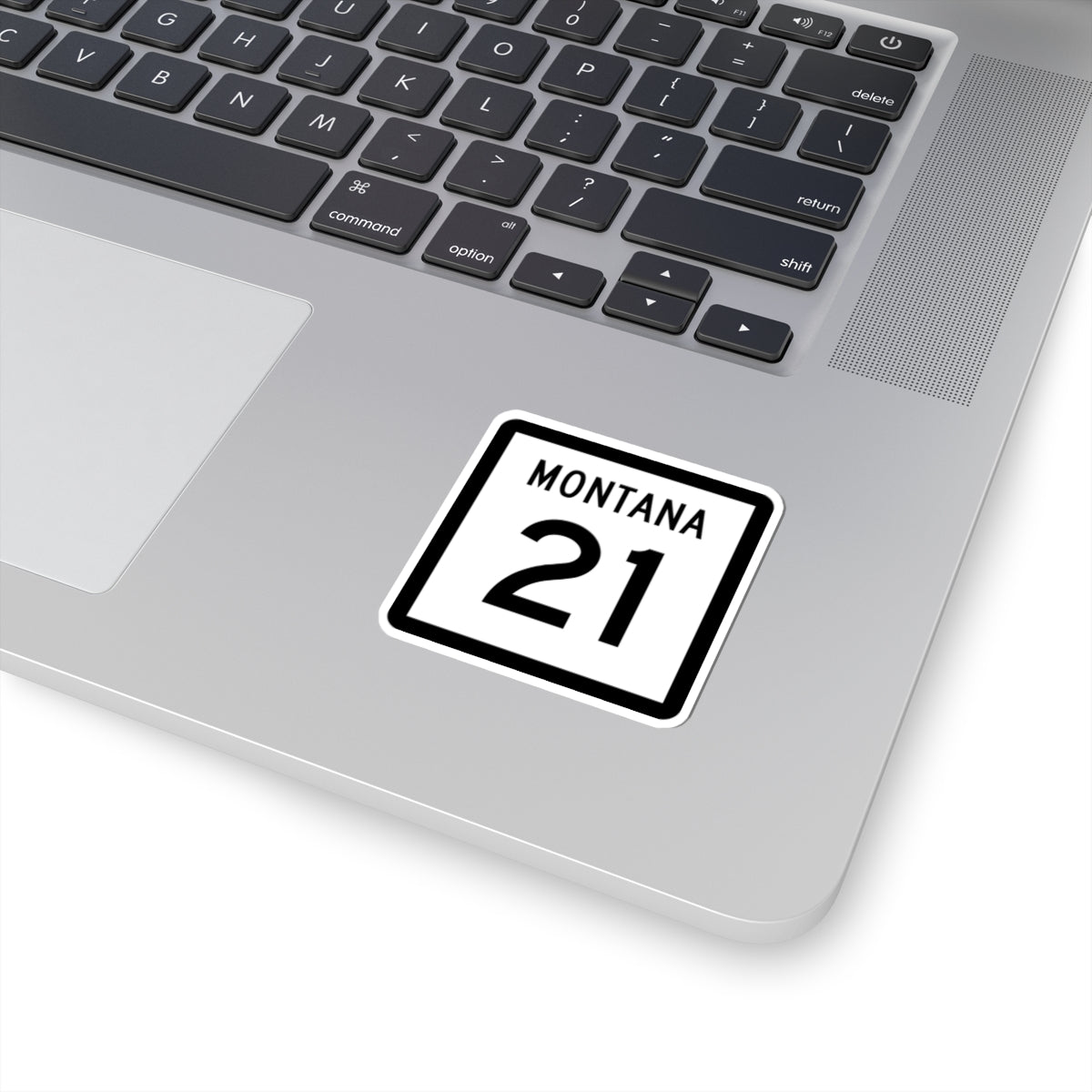 MT-21 (Montana) (Road Sign) STICKER Vinyl Kiss-Cut Decal