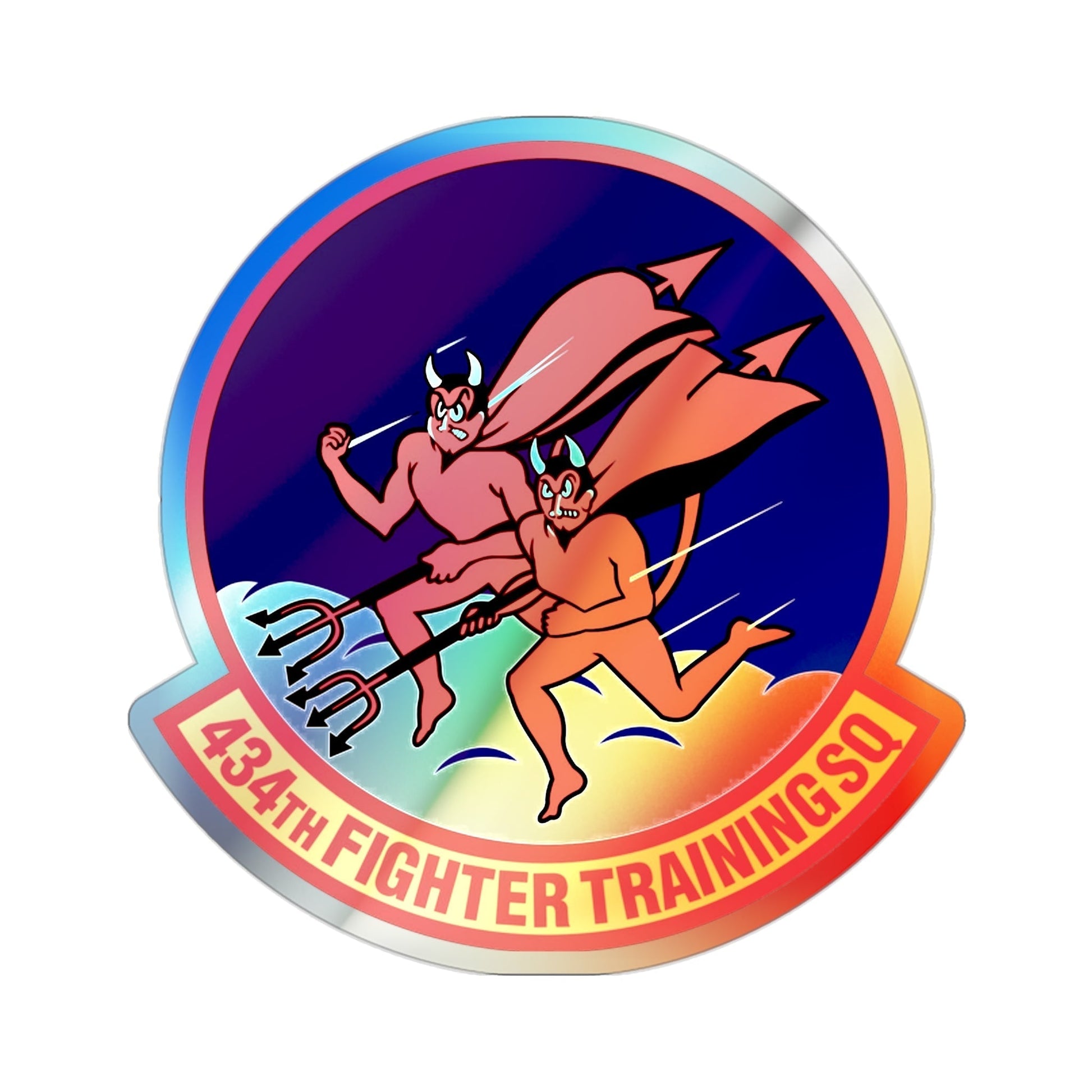 434th Fighter Training Squadron (U.S. Air Force) Holographic STICKER Die-Cut Vinyl Decal-2 Inch-The Sticker Space