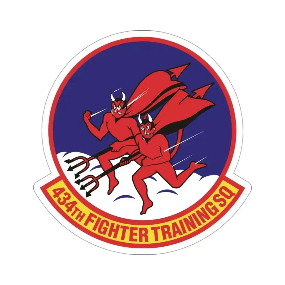434th Fighter Training Squadron (U.S. Air Force) STICKER Vinyl Die-Cut Decal 3 Inch - The Sticker Space
