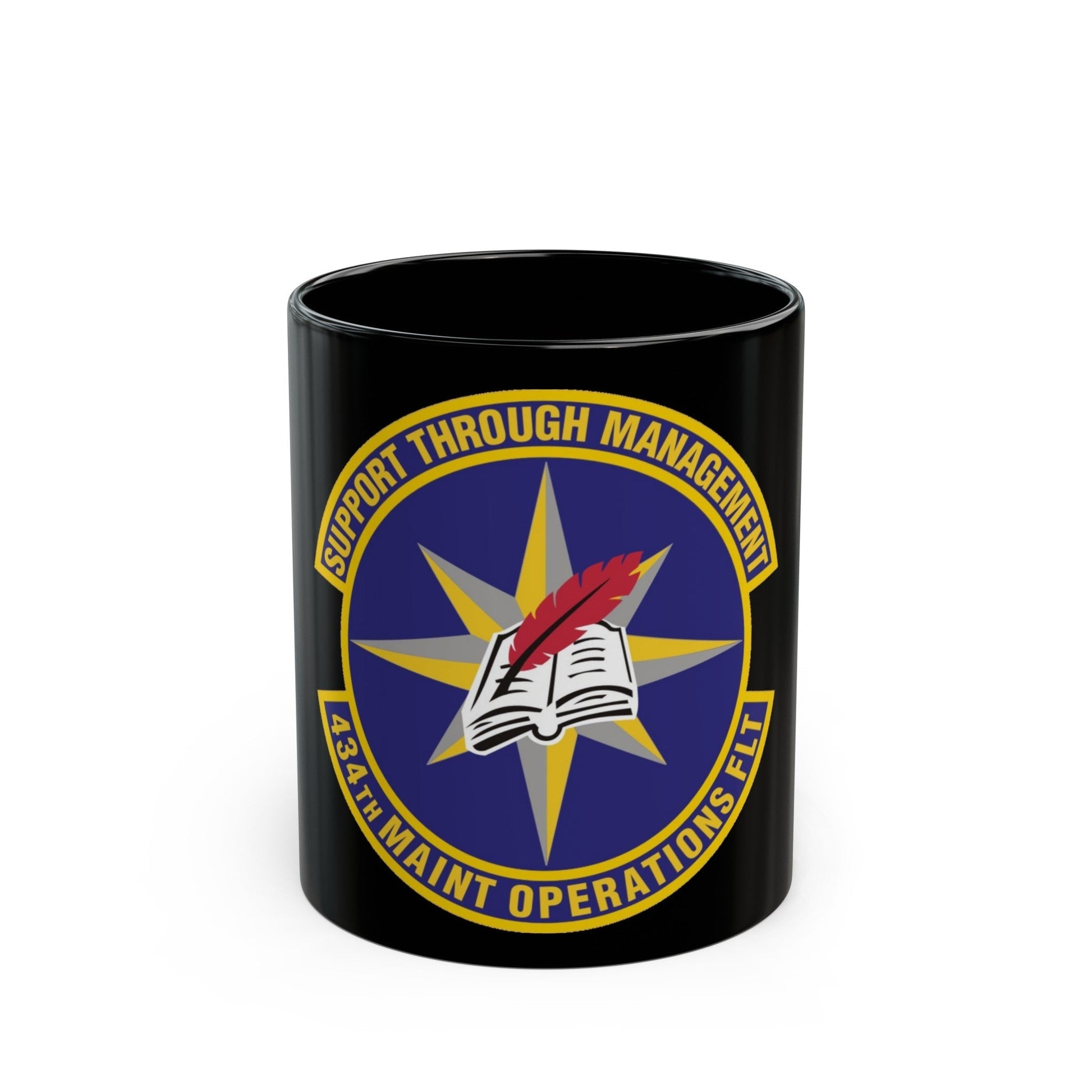 434th Maintenance Operations Flight (U.S. Air Force) Black Coffee Mug-11oz-The Sticker Space