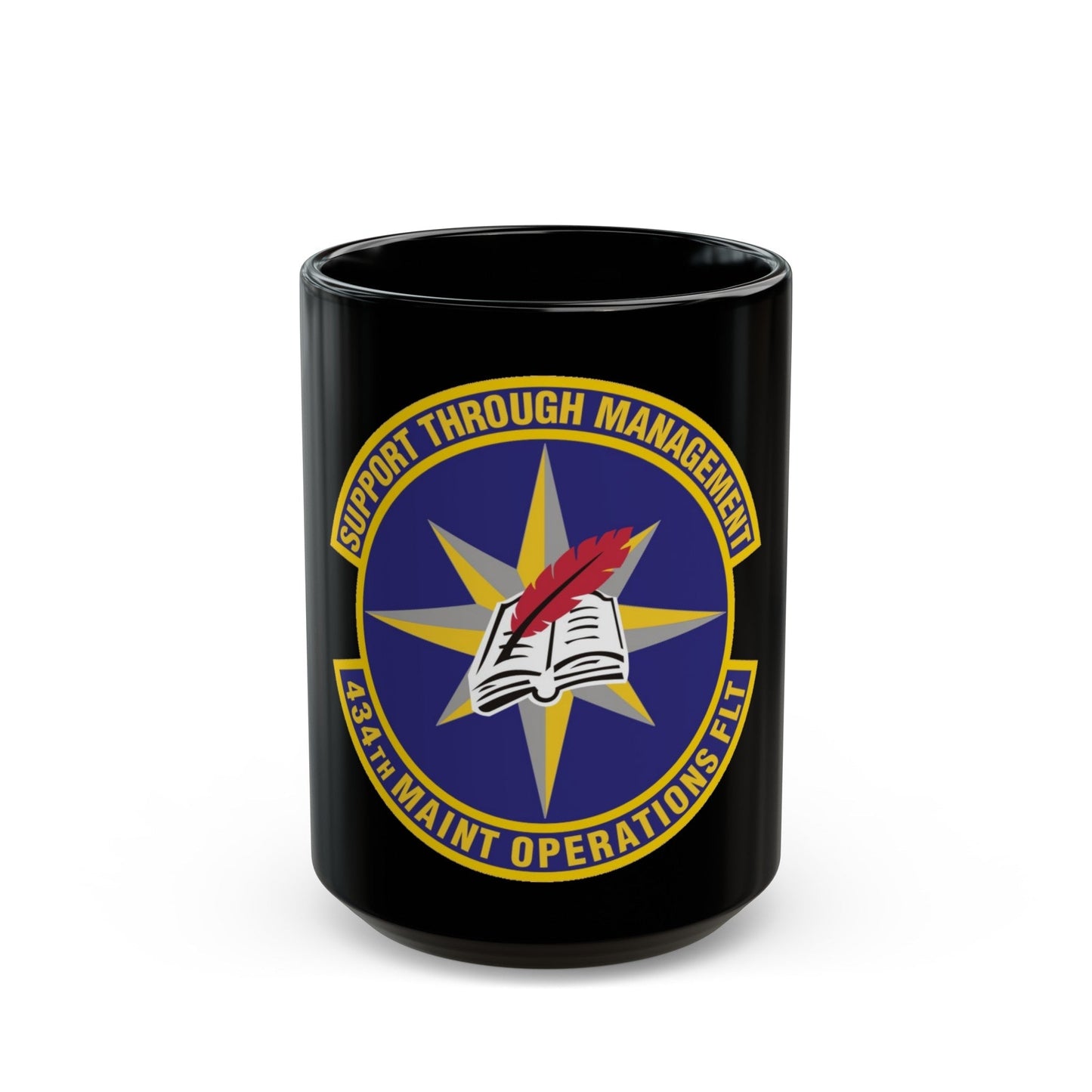 434th Maintenance Operations Flight (U.S. Air Force) Black Coffee Mug-15oz-The Sticker Space