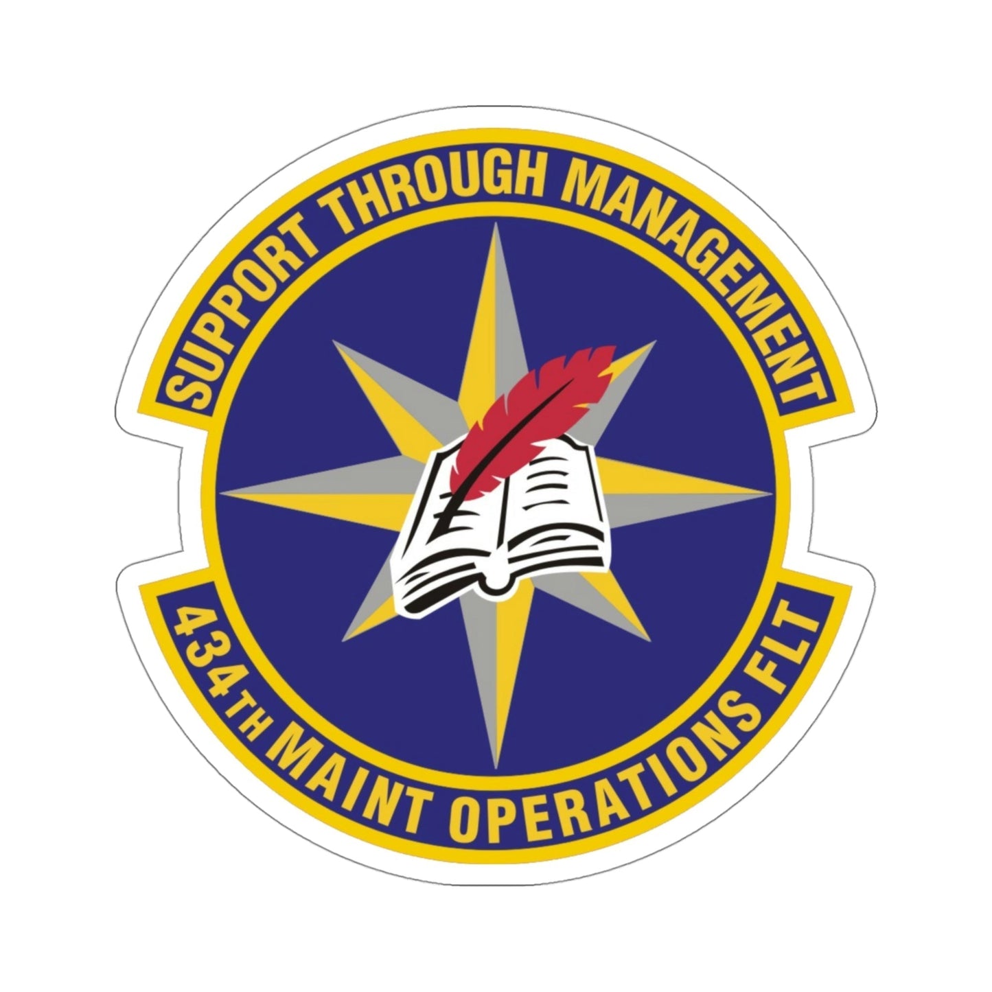 434th Maintenance Operations Flight (U.S. Air Force) STICKER Vinyl Die-Cut Decal-4 Inch-The Sticker Space