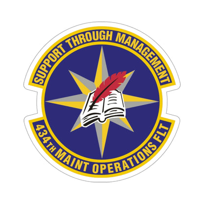 434th Maintenance Operations Flight (U.S. Air Force) STICKER Vinyl Die-Cut Decal-4 Inch-The Sticker Space