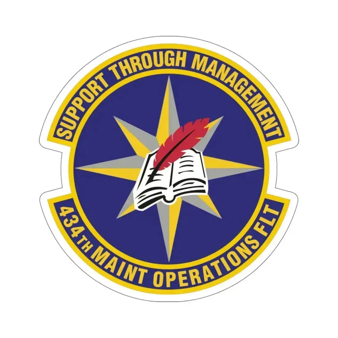 434th Maintenance Operations Flight (U.S. Air Force) STICKER Vinyl Die-Cut Decal 6 Inch - The Sticker Space