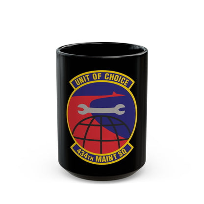 434th Maintenance Squadron (U.S. Air Force) Black Coffee Mug-15oz-The Sticker Space