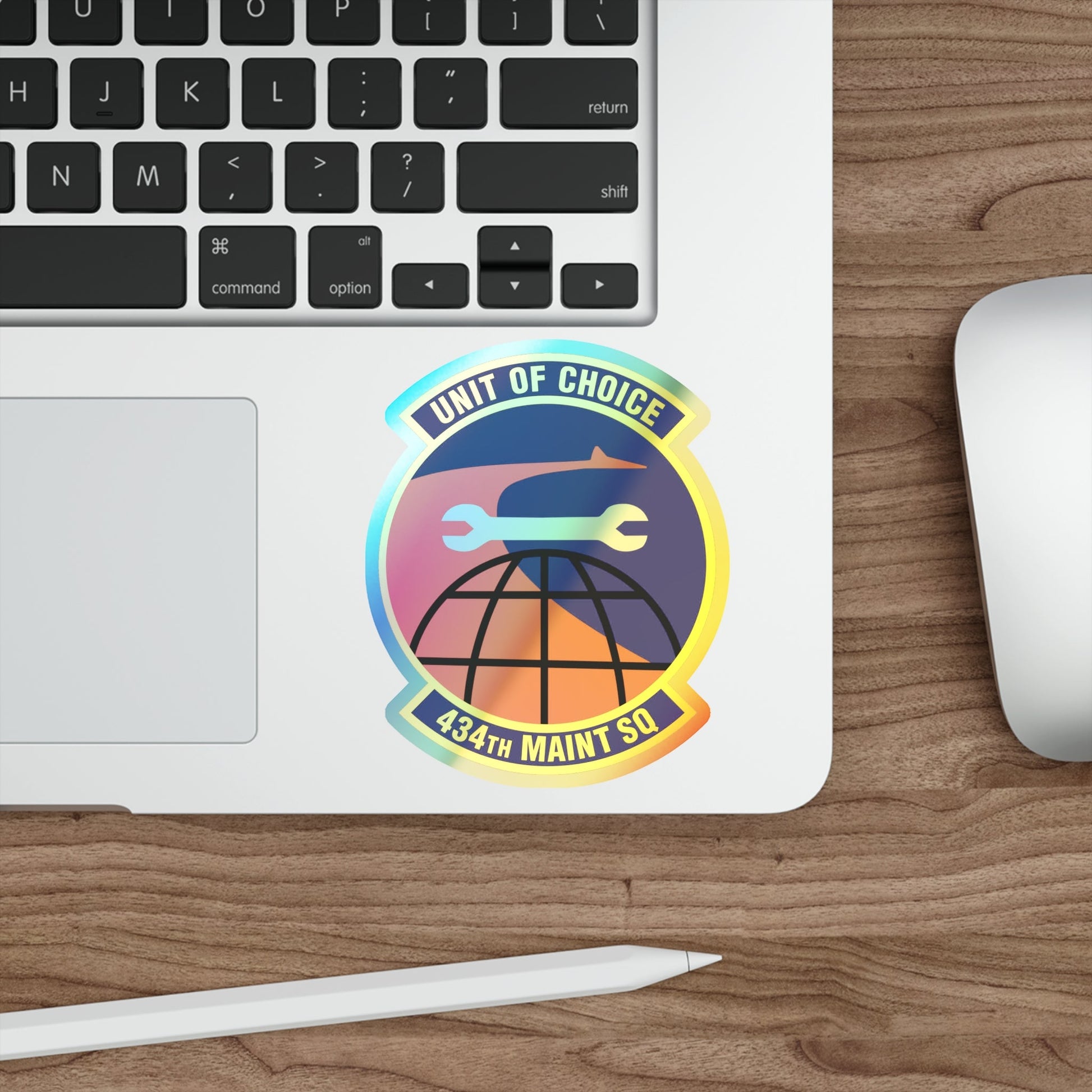 434th Maintenance Squadron (U.S. Air Force) Holographic STICKER Die-Cut Vinyl Decal-The Sticker Space