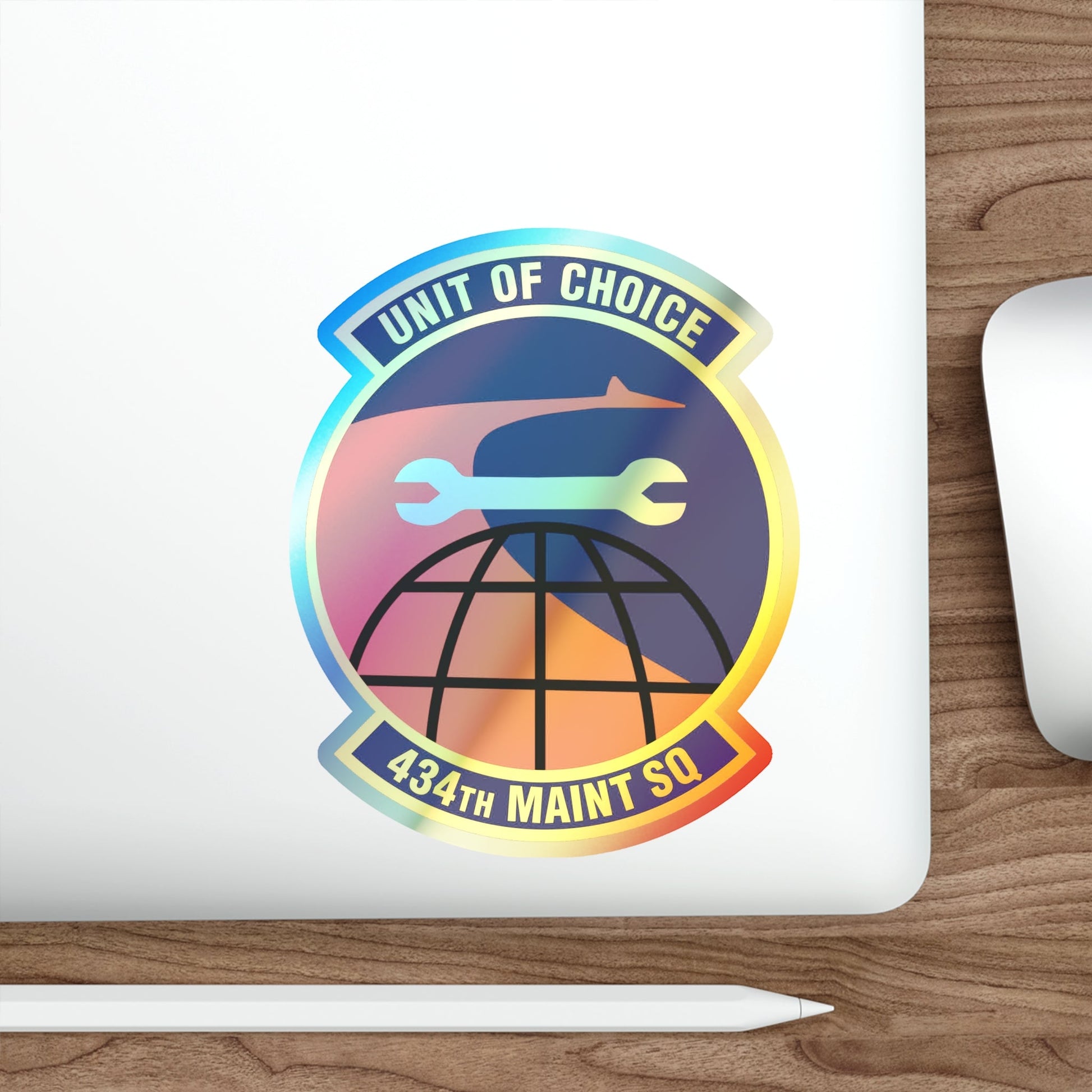 434th Maintenance Squadron (U.S. Air Force) Holographic STICKER Die-Cut Vinyl Decal-The Sticker Space