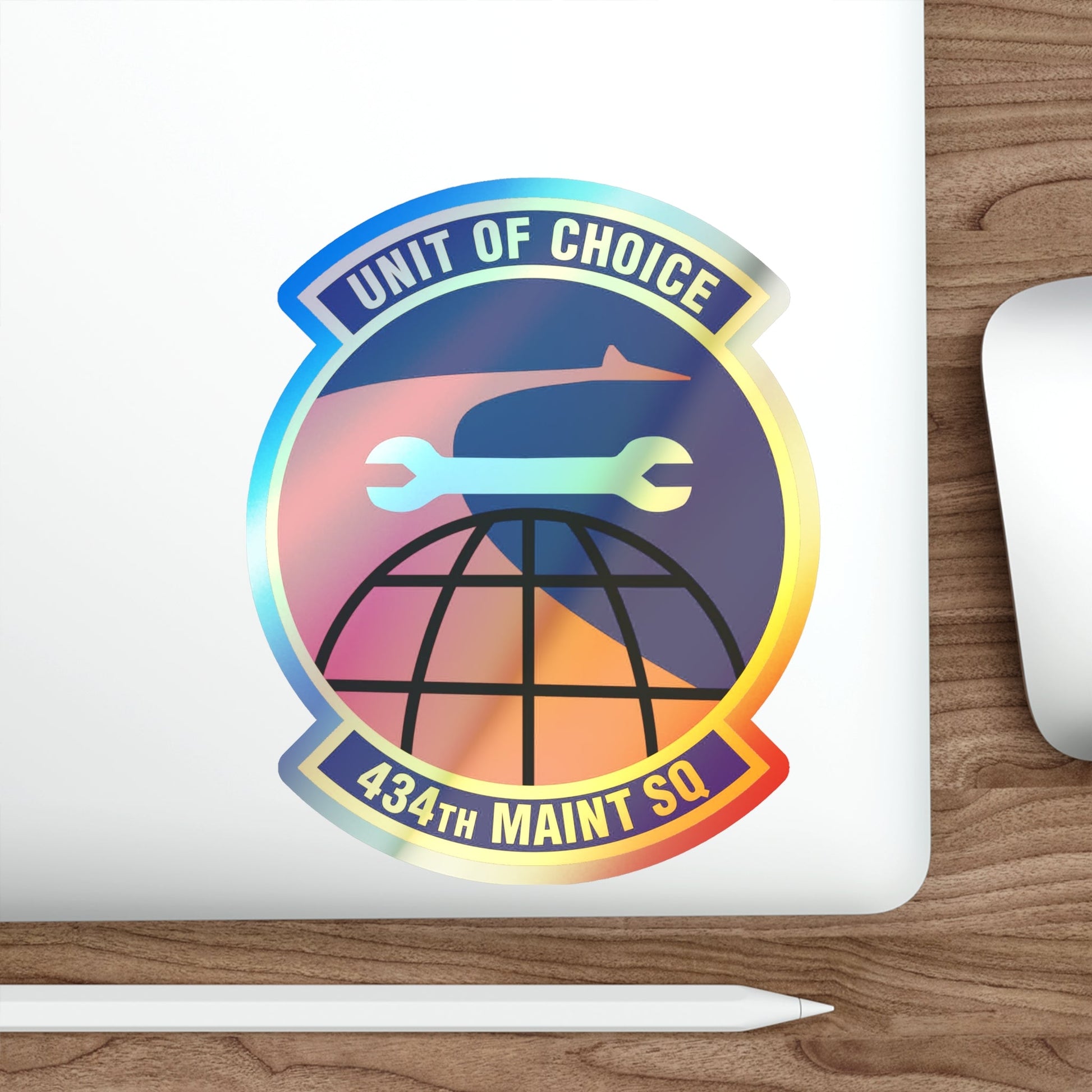 434th Maintenance Squadron (U.S. Air Force) Holographic STICKER Die-Cut Vinyl Decal-The Sticker Space