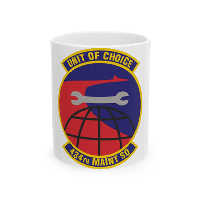 434th Maintenance Squadron (U.S. Air Force) White Coffee Mug-11oz-The Sticker Space