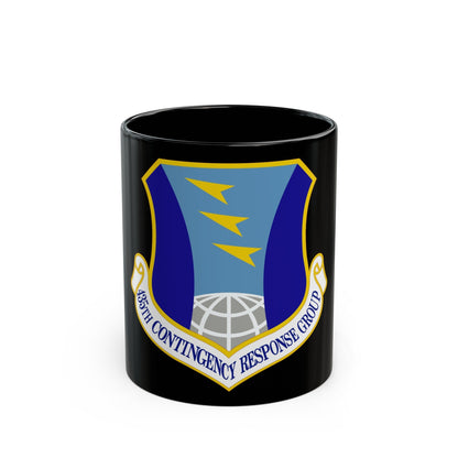 435 Contingency Response Group USAFE (U.S. Air Force) Black Coffee Mug-11oz-The Sticker Space