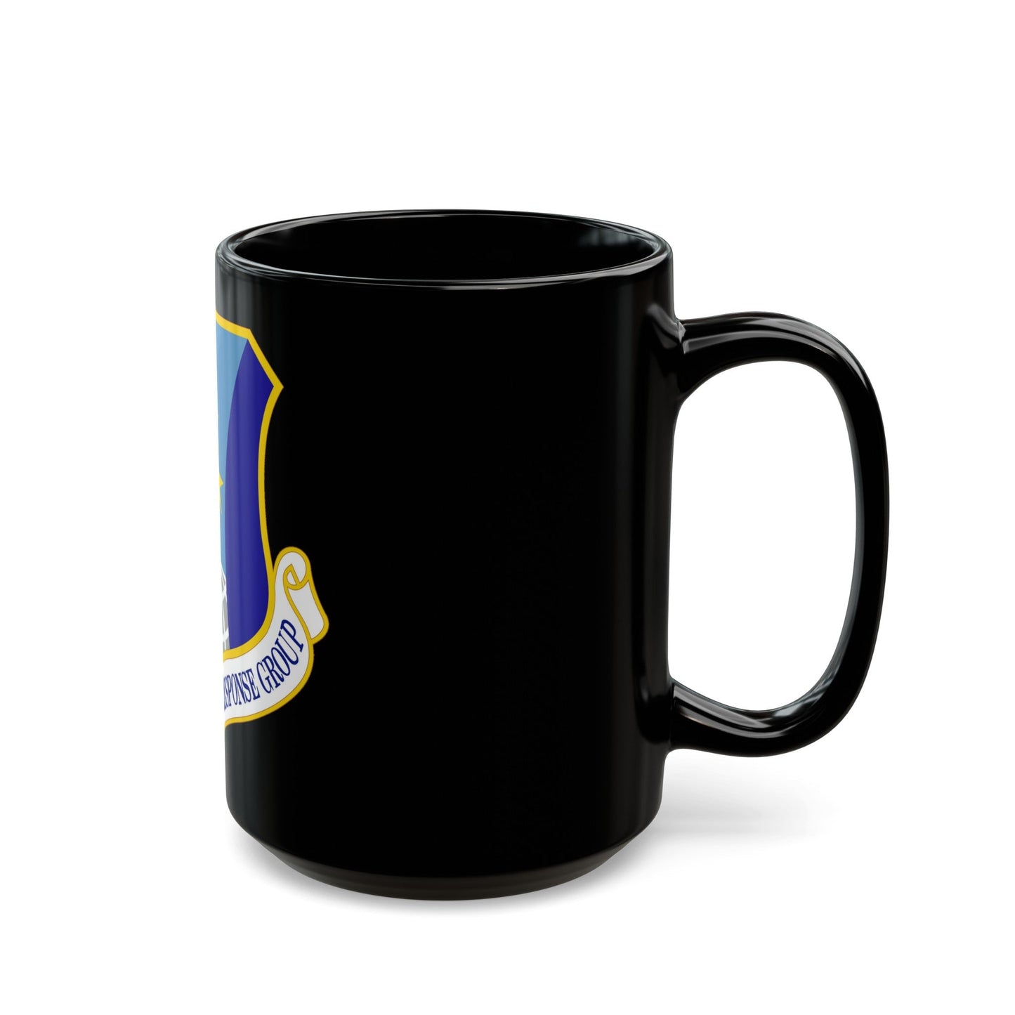 435 Contingency Response Group USAFE (U.S. Air Force) Black Coffee Mug-The Sticker Space