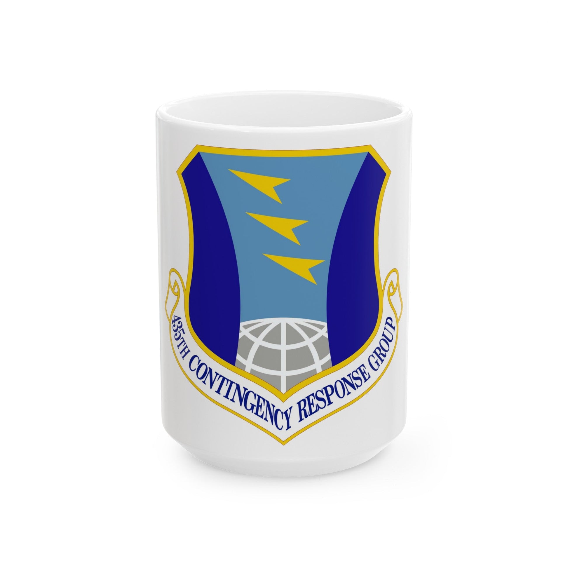 435 Contingency Response Group USAFE (U.S. Air Force) White Coffee Mug-15oz-The Sticker Space