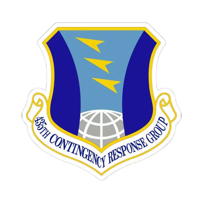435 Contingency Response Group USAFE (U.S. Air Force) STICKER Vinyl Kiss-Cut Decal 4 Inch White - The Sticker Space