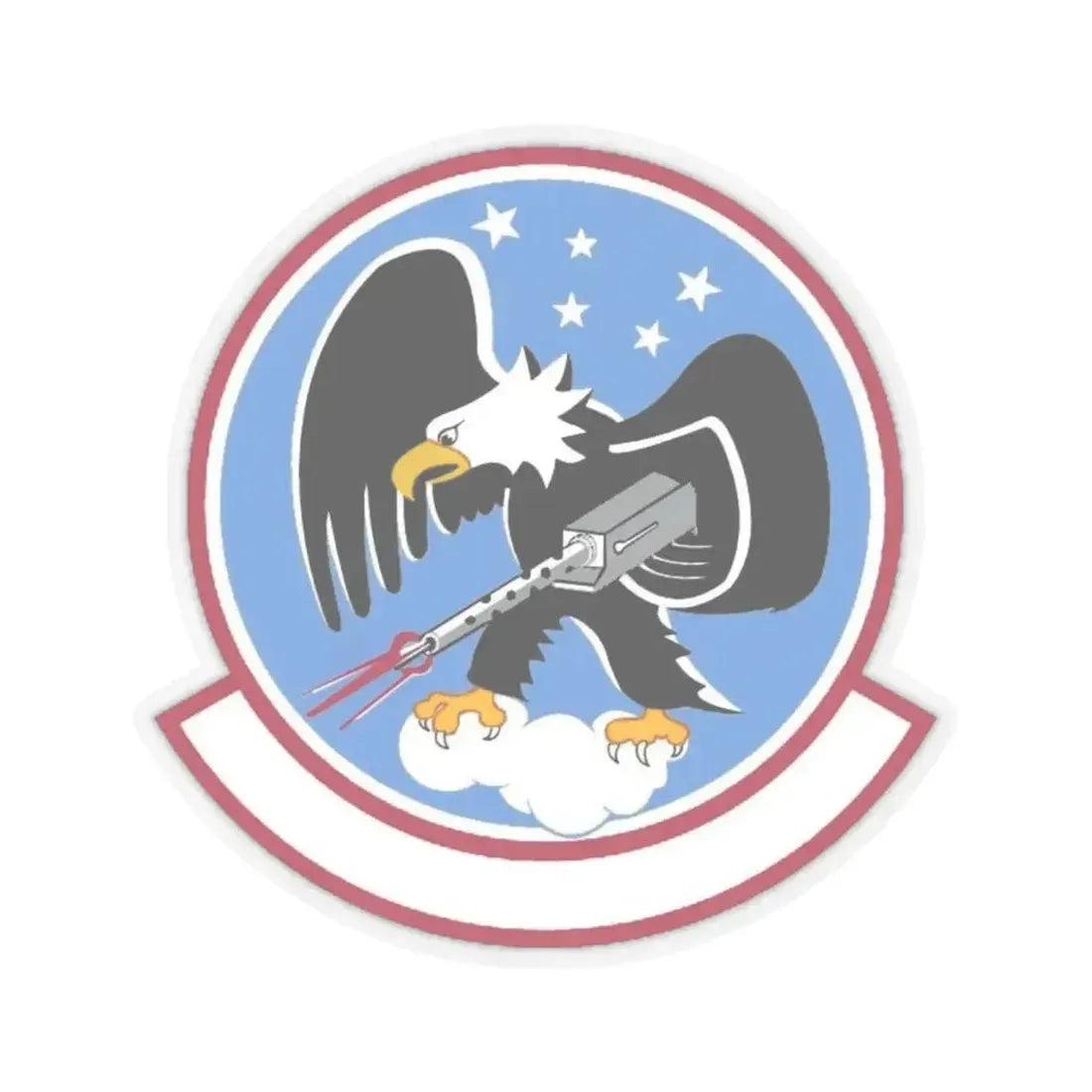 435 Fighter Training Squadron AETC (U.S. Air Force) STICKER Vinyl Kiss-Cut Decal 6 Inch Transparent - The Sticker Space