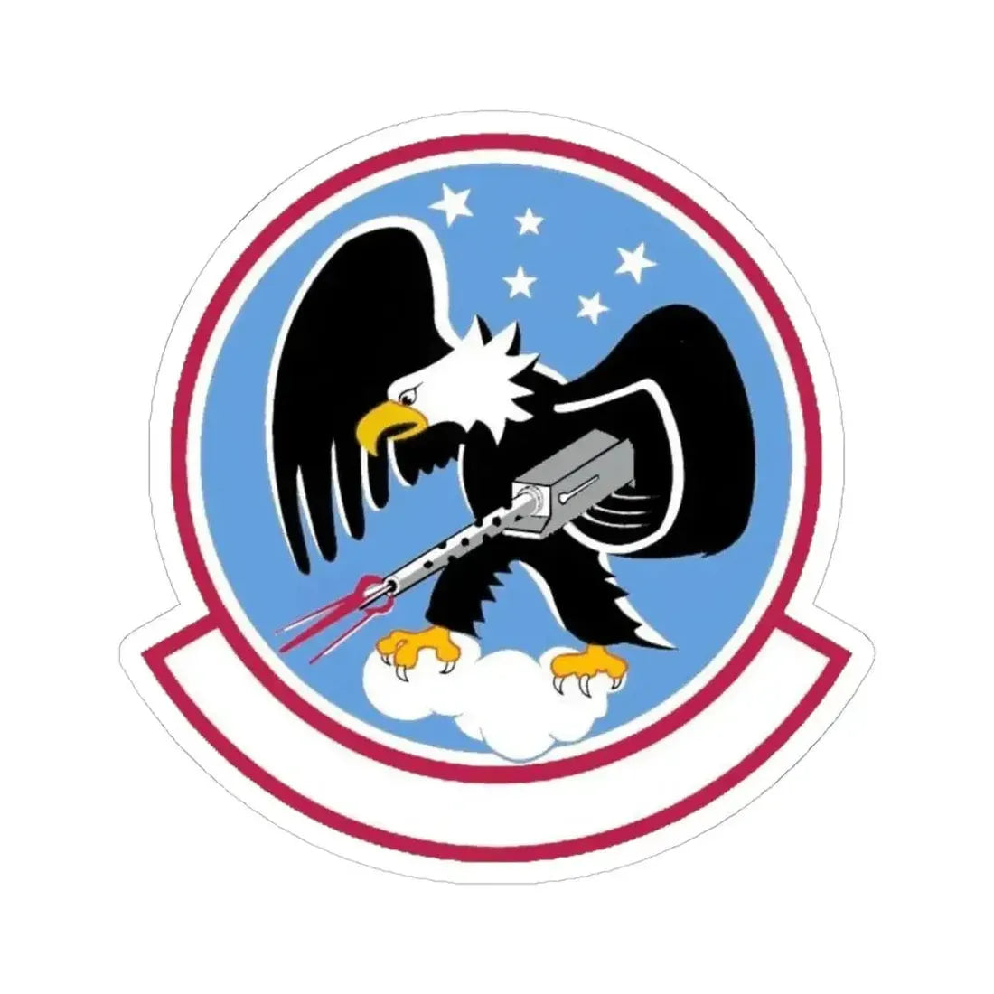 435 Fighter Training Squadron AETC (U.S. Air Force) STICKER Vinyl Kiss-Cut Decal 6 Inch White - The Sticker Space