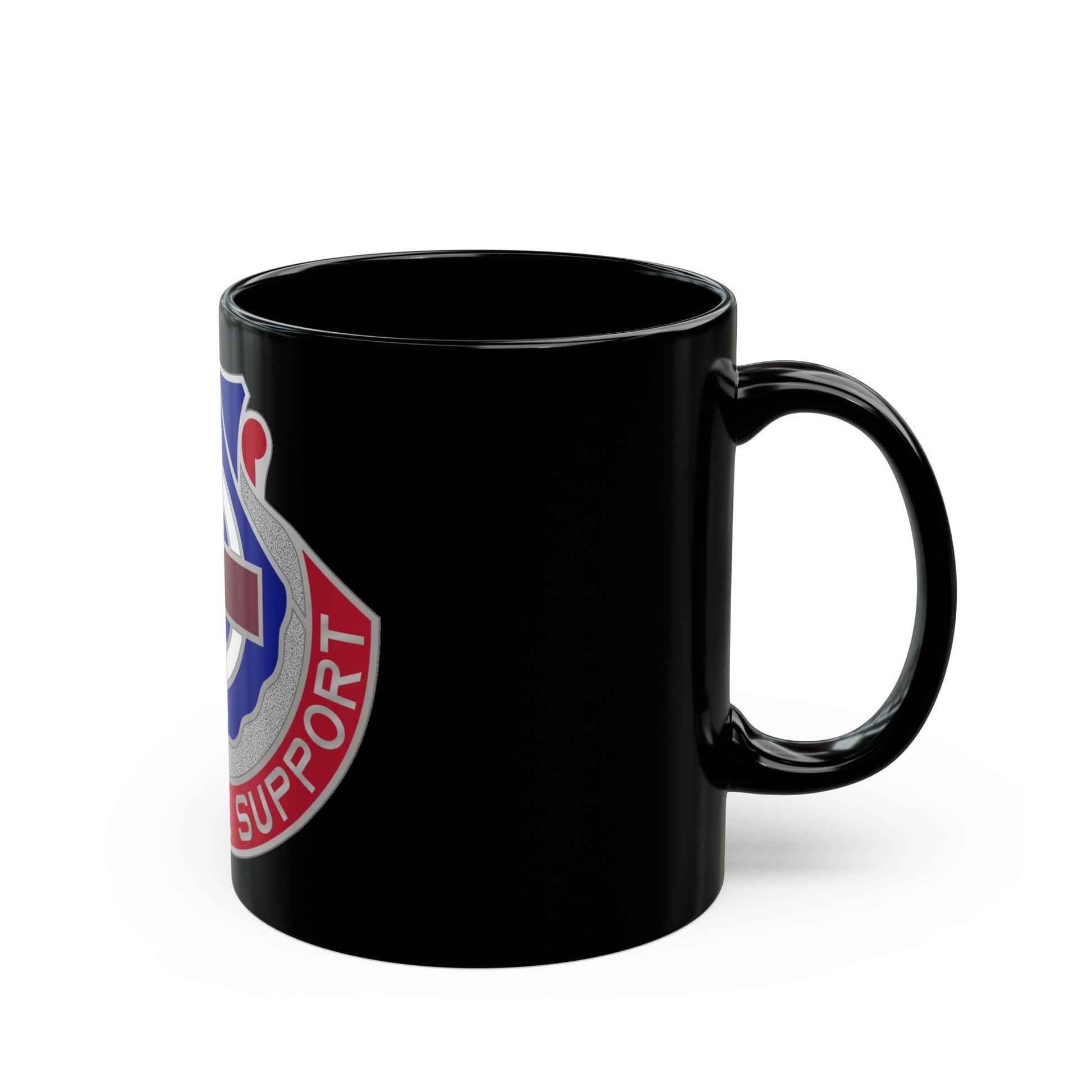 435 Medical Battalion (U.S. Army) Black Coffee Mug-The Sticker Space