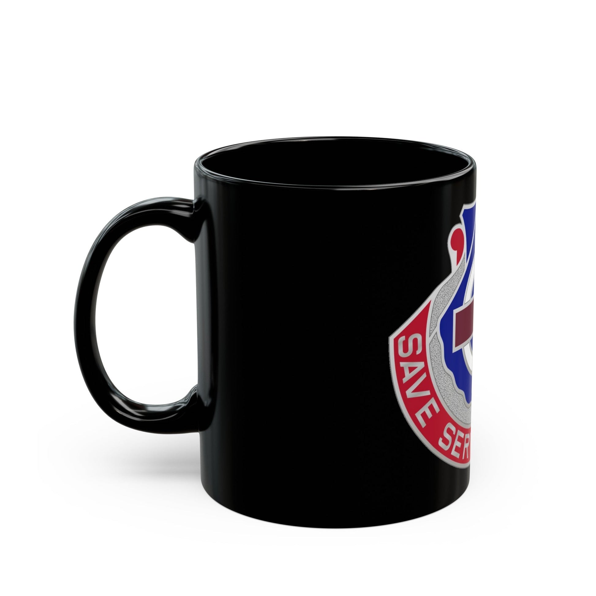 435 Medical Battalion (U.S. Army) Black Coffee Mug-The Sticker Space