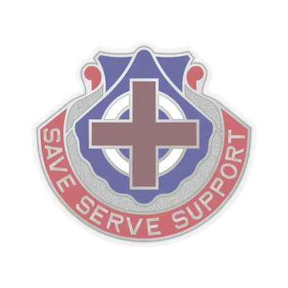 435 Medical Battalion (U.S. Army) STICKER Vinyl Kiss-Cut Decal 3 Inch Transparent - The Sticker Space