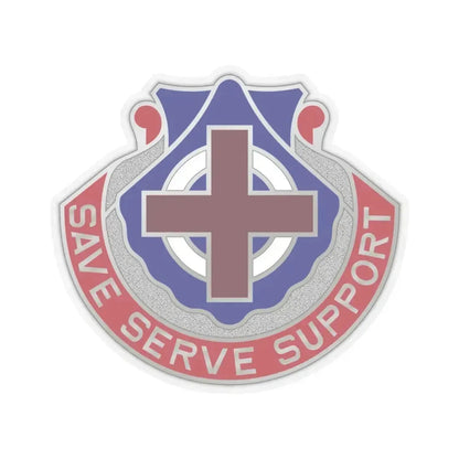 435 Medical Battalion (U.S. Army) STICKER Vinyl Kiss-Cut Decal 4 Inch Transparent - The Sticker Space
