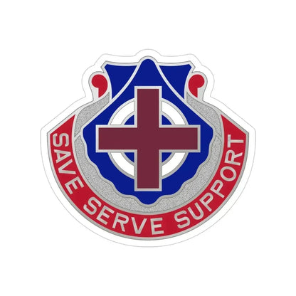 435 Medical Battalion (U.S. Army) Transparent STICKER Die-Cut Vinyl Decal 4 Inch - The Sticker Space