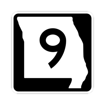 MO-9 (Missouri) (Road Sign) STICKER Vinyl Kiss-Cut Decal