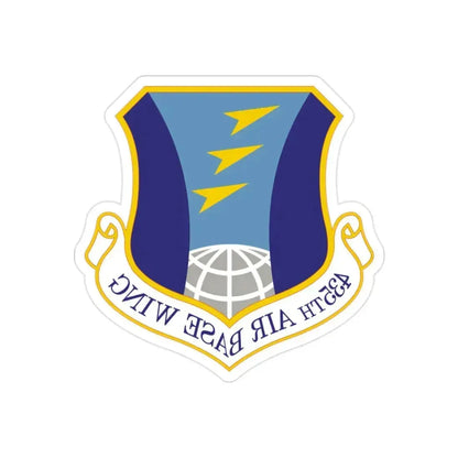 435th Air Base Wing (U.S. Air Force) REVERSE PRINT Transparent Die-Cut STICKER 2 Inch Die-Cut Transparent - The Sticker Space