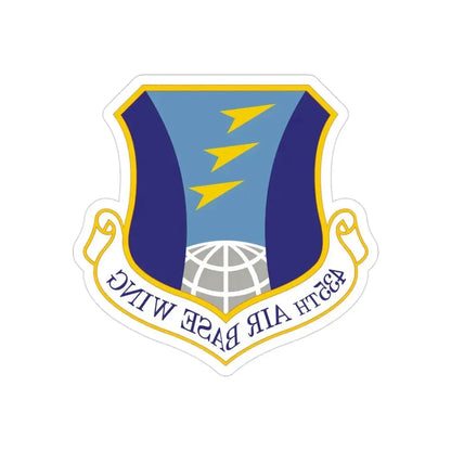 435th Air Base Wing (U.S. Air Force) REVERSE PRINT Transparent Die-Cut STICKER - The Sticker Space
