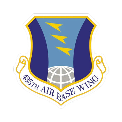435th Air Base Wing (U.S. Air Force) STICKER Vinyl Kiss-Cut Decal 2 Inch White - The Sticker Space