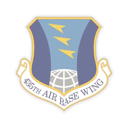 435th Air Base Wing (U.S. Air Force) STICKER Vinyl Kiss-Cut Decal 6 Inch Transparent - The Sticker Space