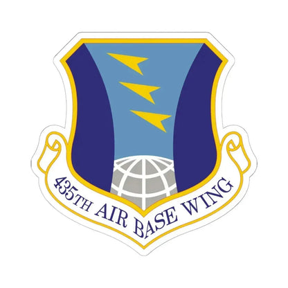 435th Air Base Wing (U.S. Air Force) STICKER Vinyl Kiss-Cut Decal 6 Inch White - The Sticker Space