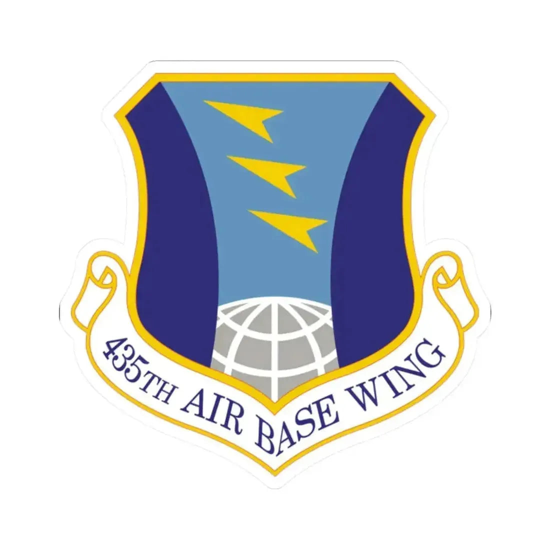 435th Air Base Wing (U.S. Air Force) STICKER Vinyl Kiss-Cut Decal - The Sticker Space