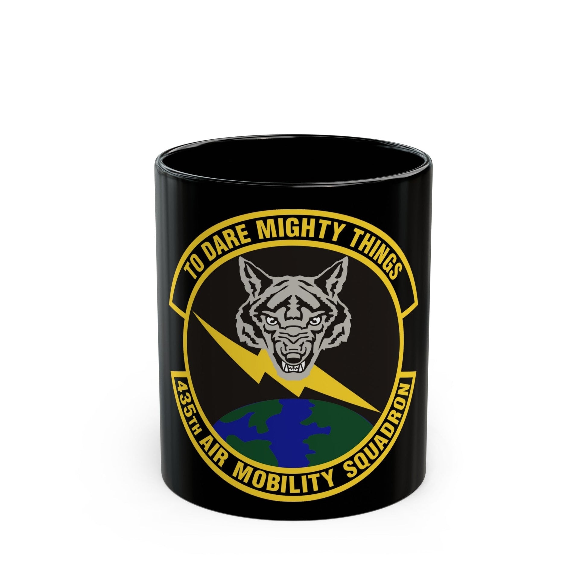 435th Air Mobility Squadron (U.S. Air Force) Black Coffee Mug-11oz-The Sticker Space