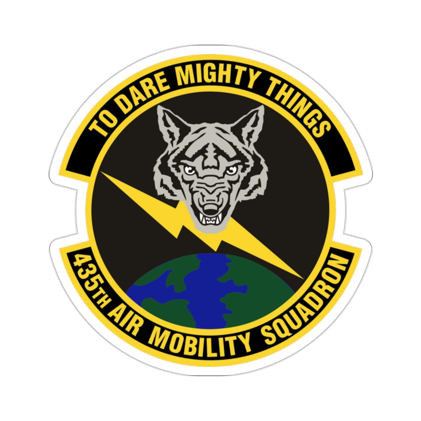 435th Air Mobility Squadron (U.S. Air Force) STICKER Vinyl Die-Cut Decal-2 Inch-The Sticker Space