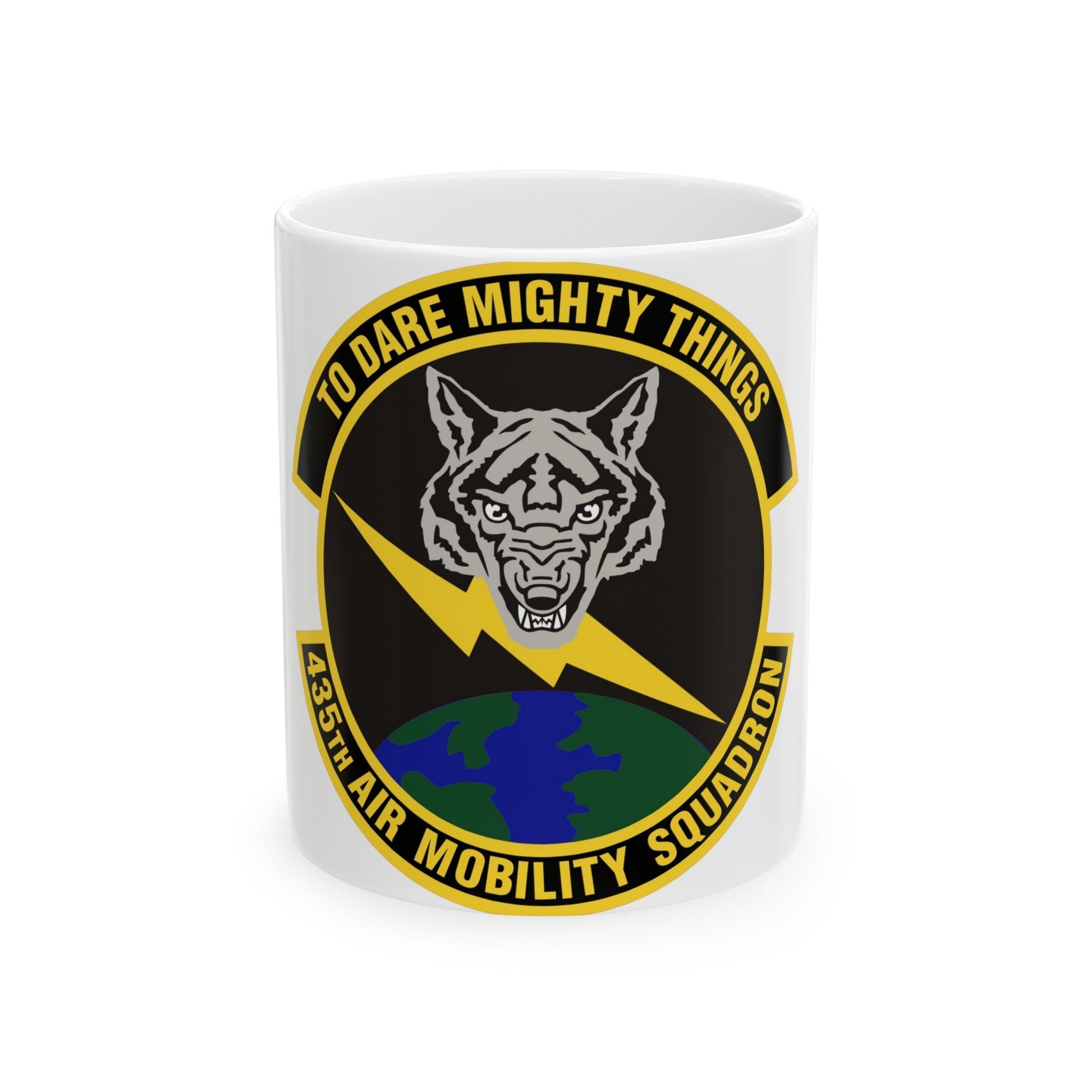 435th Air Mobility Squadron (U.S. Air Force) White Coffee Mug-11oz-The Sticker Space