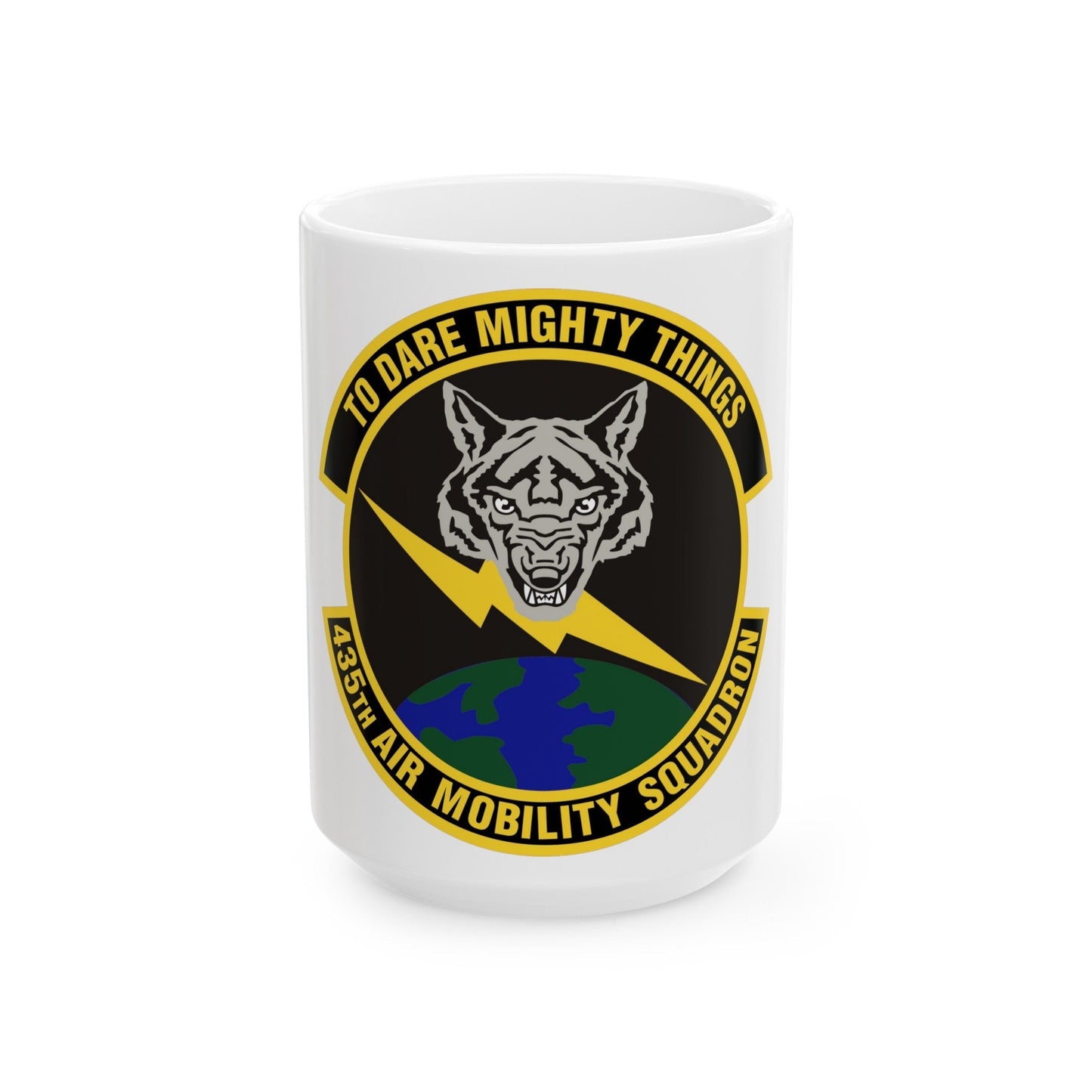 435th Air Mobility Squadron (U.S. Air Force) White Coffee Mug-15oz-The Sticker Space