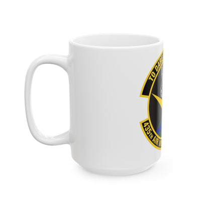 435th Air Mobility Squadron (U.S. Air Force) White Coffee Mug-The Sticker Space