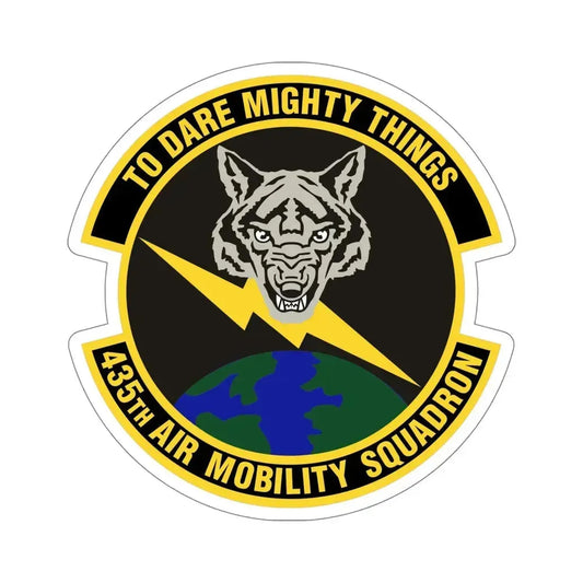 435th Air Mobility Squadron (U.S. Air Force) STICKER Vinyl Die-Cut Decal 6 Inch - The Sticker Space