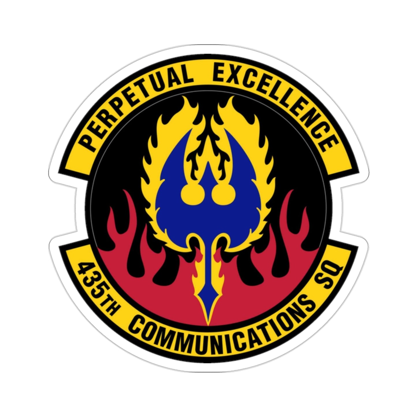 435th Communications Squadron (U.S. Air Force) STICKER Vinyl Die-Cut Decal-2 Inch-The Sticker Space