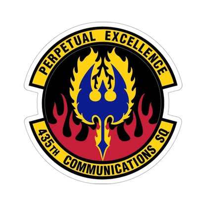 435th Communications Squadron (U.S. Air Force) STICKER Vinyl Die-Cut Decal 3 Inch - The Sticker Space