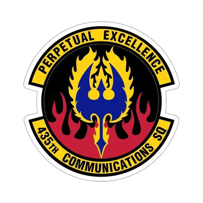 435th Communications Squadron (U.S. Air Force) STICKER Vinyl Die-Cut Decal 5 Inch - The Sticker Space