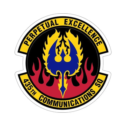 435th Communications Squadron (U.S. Air Force) STICKER Vinyl Die-Cut Decal 5 Inch - The Sticker Space