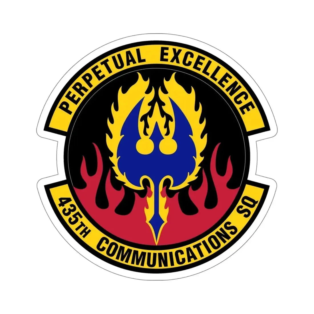 435th Communications Squadron (U.S. Air Force) STICKER Vinyl Die-Cut Decal - The Sticker Space